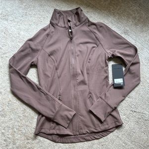 New brown athletic zip up!